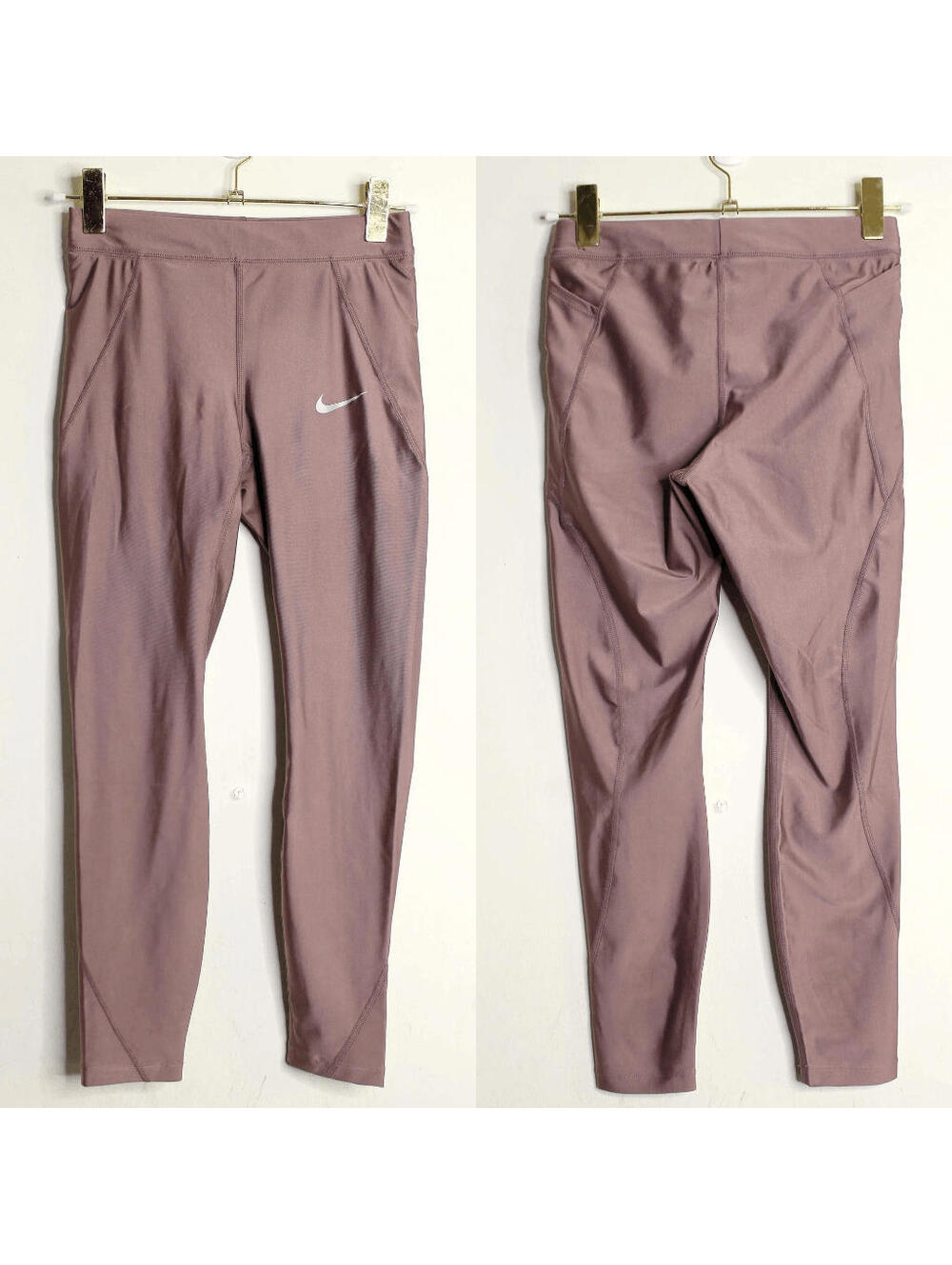 Nike Running Dri Fit Bronze Workout Leggings - Small